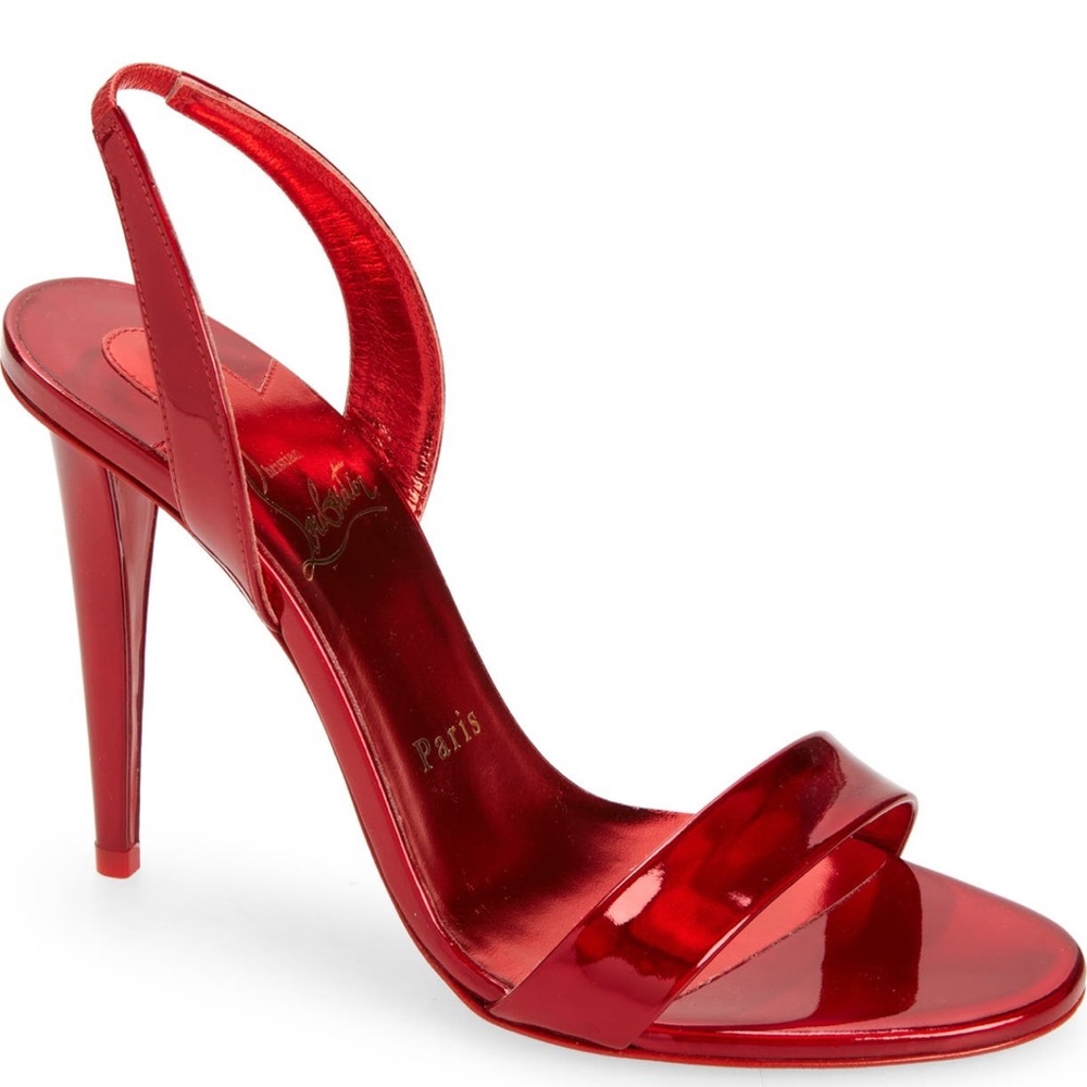 Christian Louboutin Astrid Slingback Sandal RED - Size 38 (8US) **SOLD**